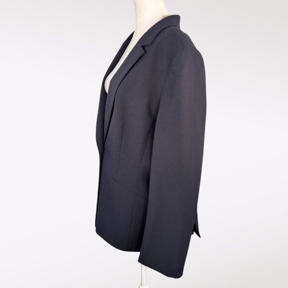 Tahari Arthur S. Levine Navy Blue Blazer Jacket Size 18 - Picture 4 of 11